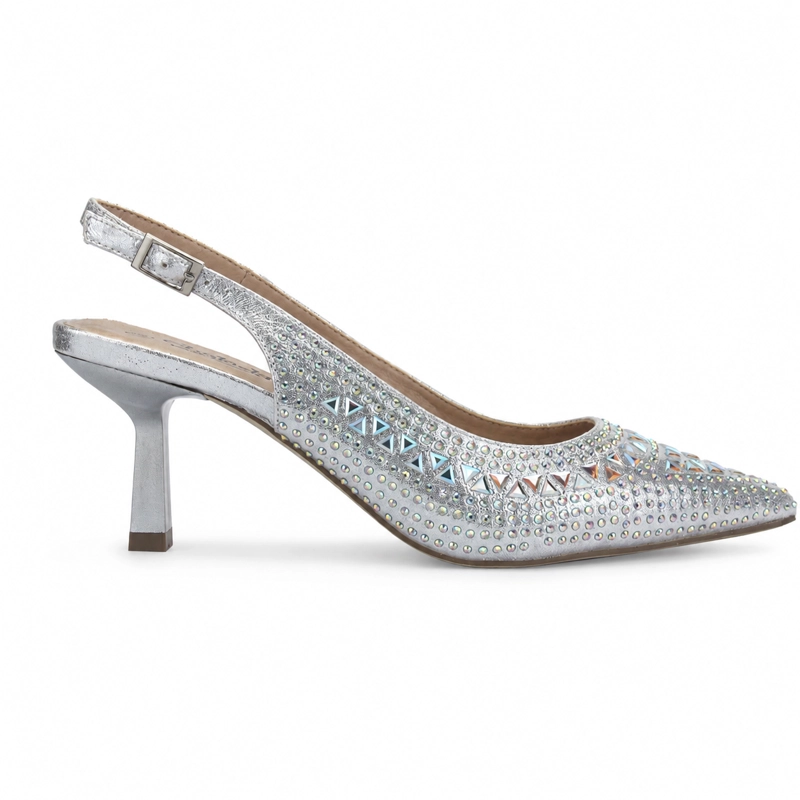 ZAPATO PLATEADO MUJER CASUAL CHALADA HOT - 1