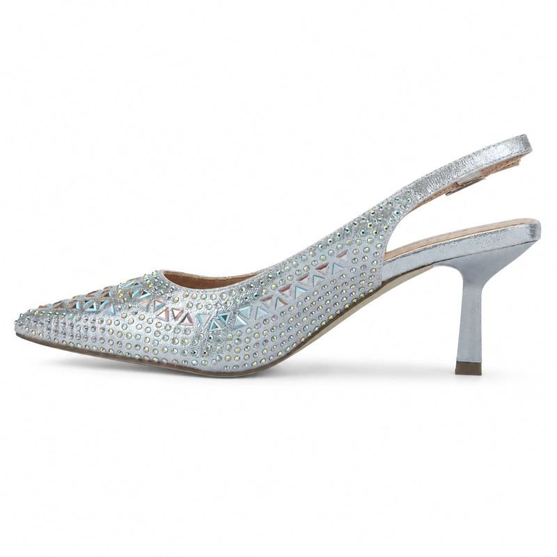 ZAPATO PLATEADO MUJER CASUAL CHALADA HOT - 2
