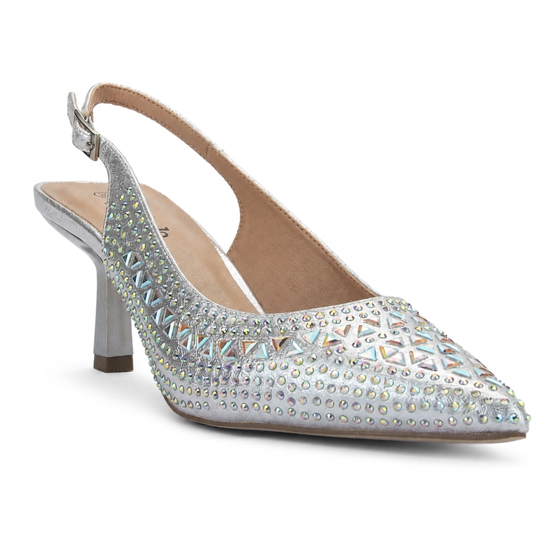 ZAPATO PLATEADO MUJER CASUAL CHALADA HOT - 3