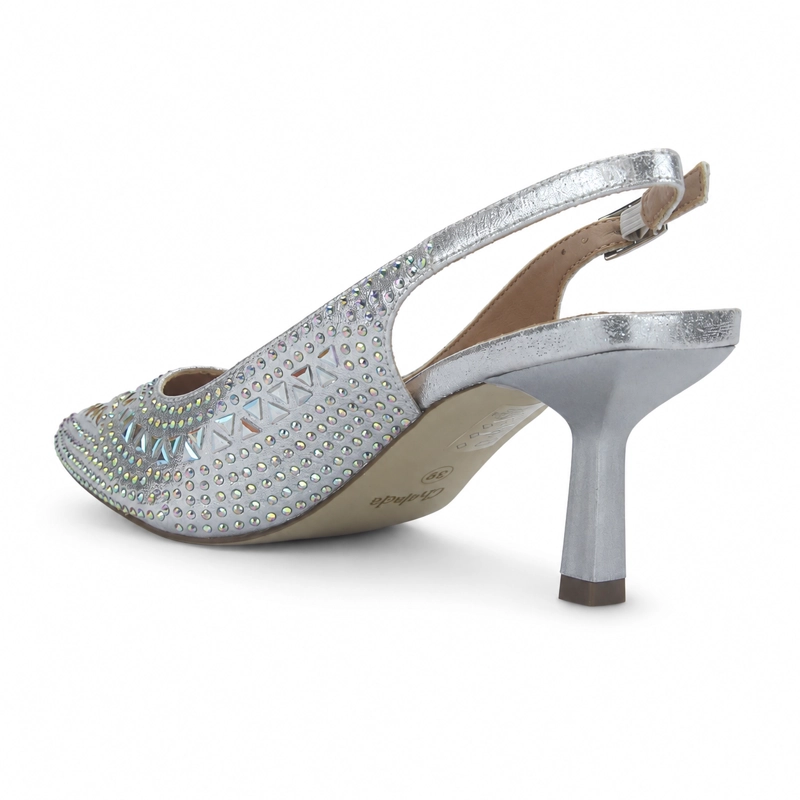 ZAPATO PLATEADO MUJER CASUAL CHALADA HOT - 4