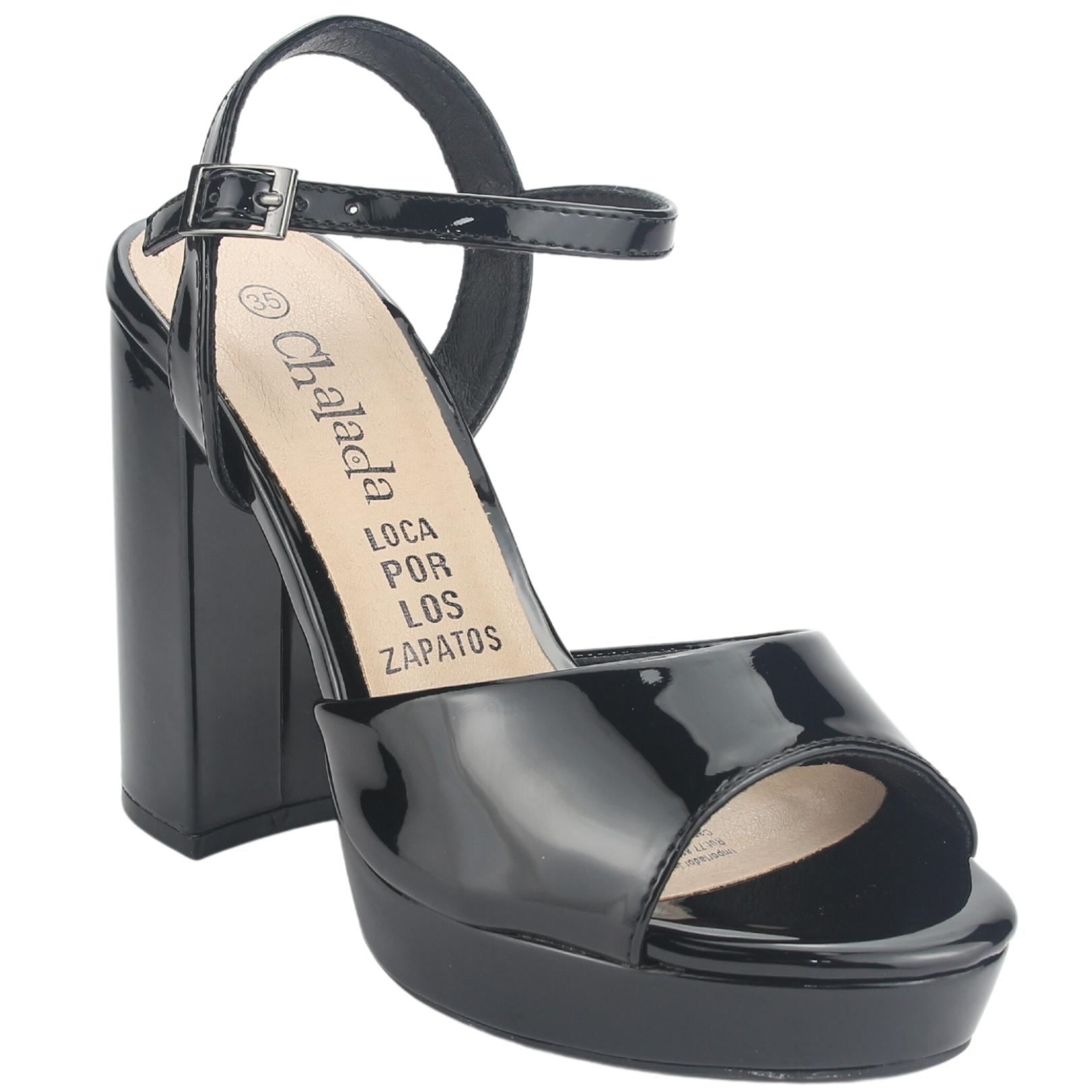 ZAPATO CHALADA MUJER TITA-2 NEGRO CASUAL - 3