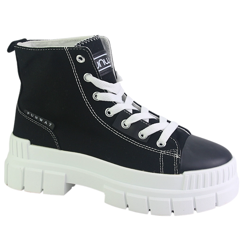 ZAPATILLAS MUJER FUNWAY URBANAS NEGRO BEST-1 - 1