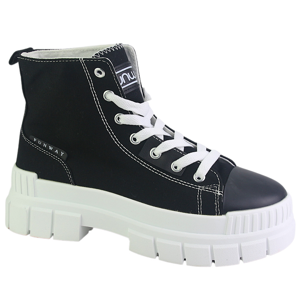 ZAPATILLAS MUJER FUNWAY URBANAS NEGRO BEST-1 - 1