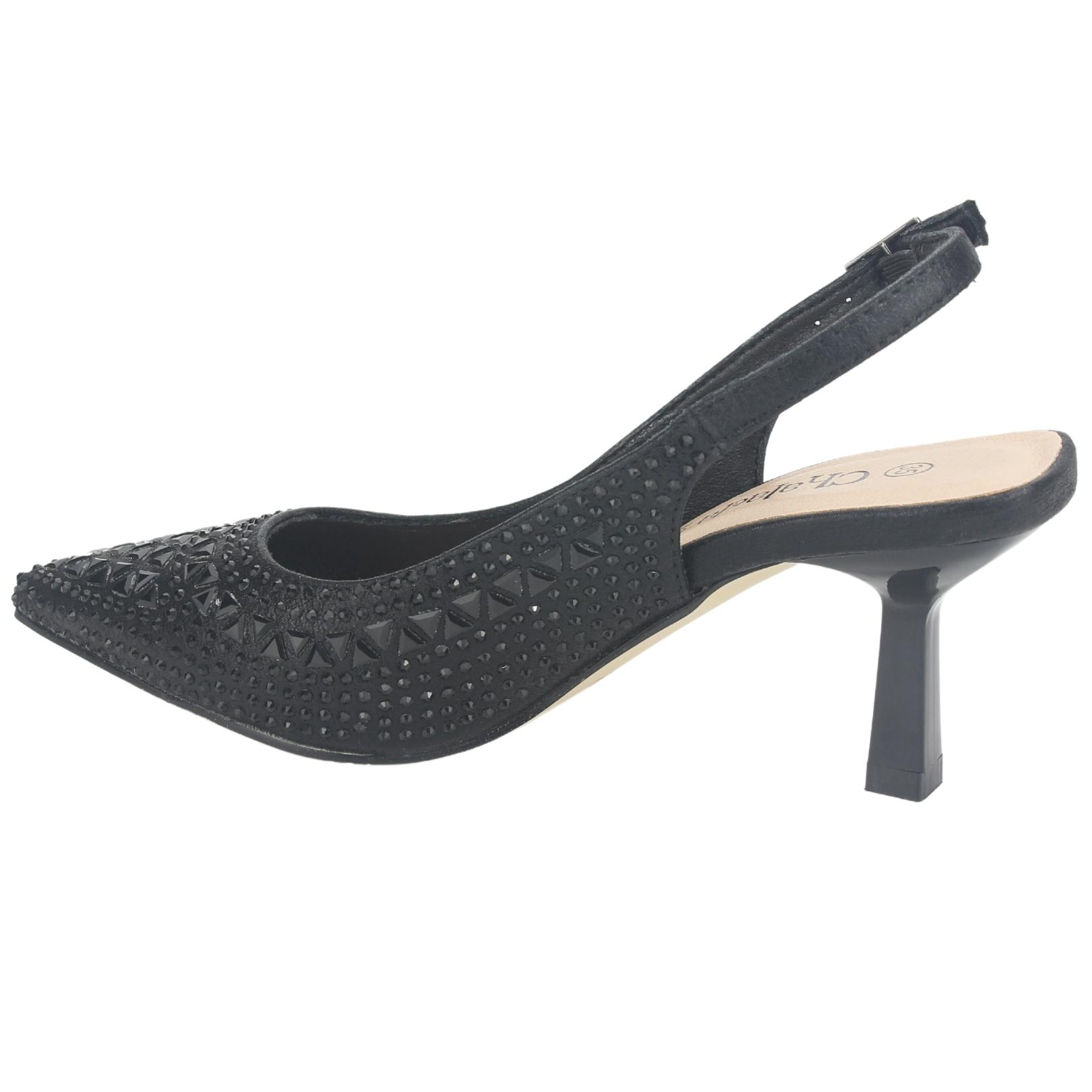 ZAPATO CHALADA MUJER HOT-70 NEGRO CASUAL - 2