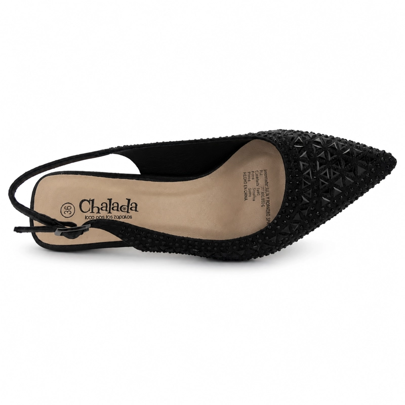 ZAPATO NEGRO MUJER CASUAL CHALADA HOT - 5