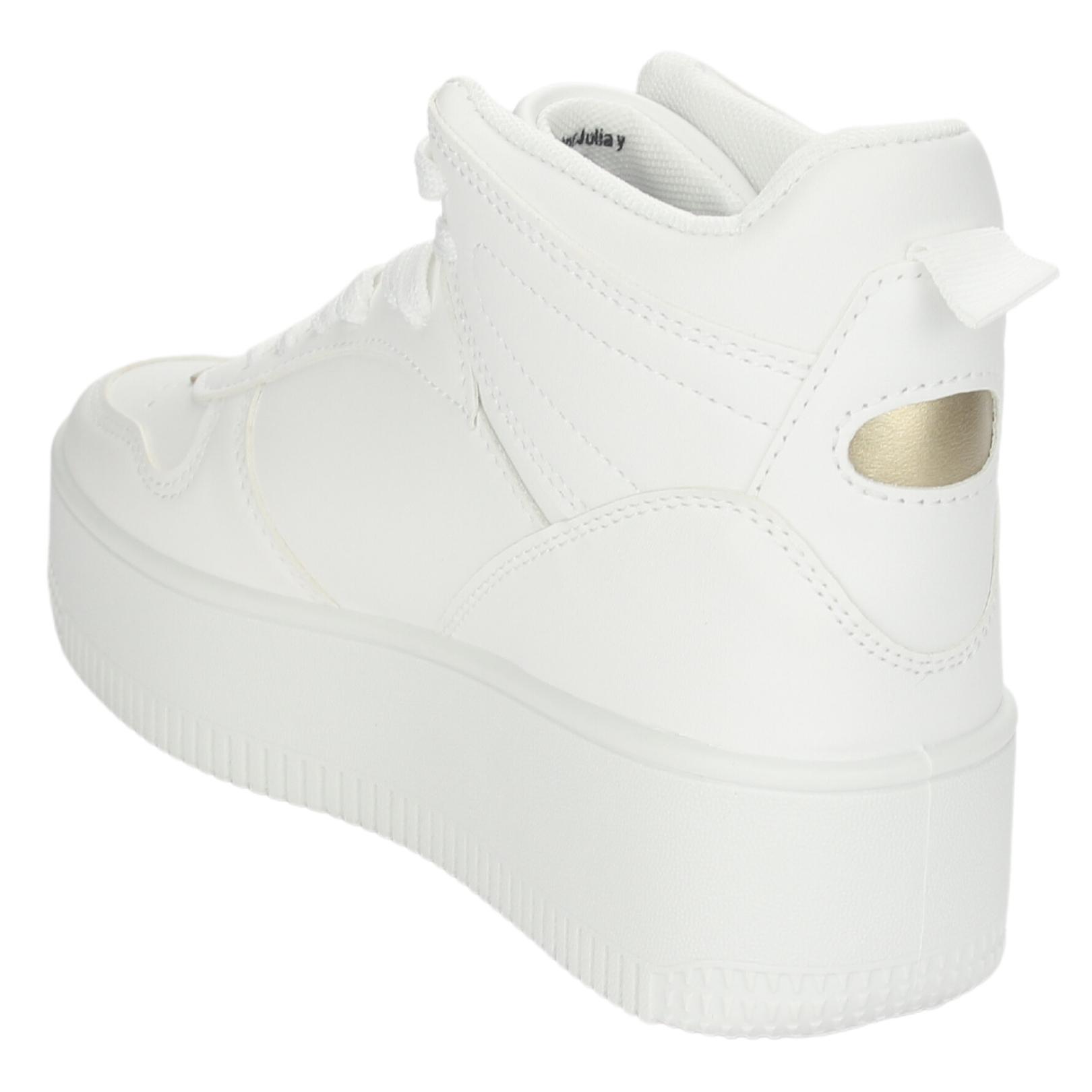 ZAPATILLAS MUJER CHALADA URBANAS BLANCO METTA-9 - 4