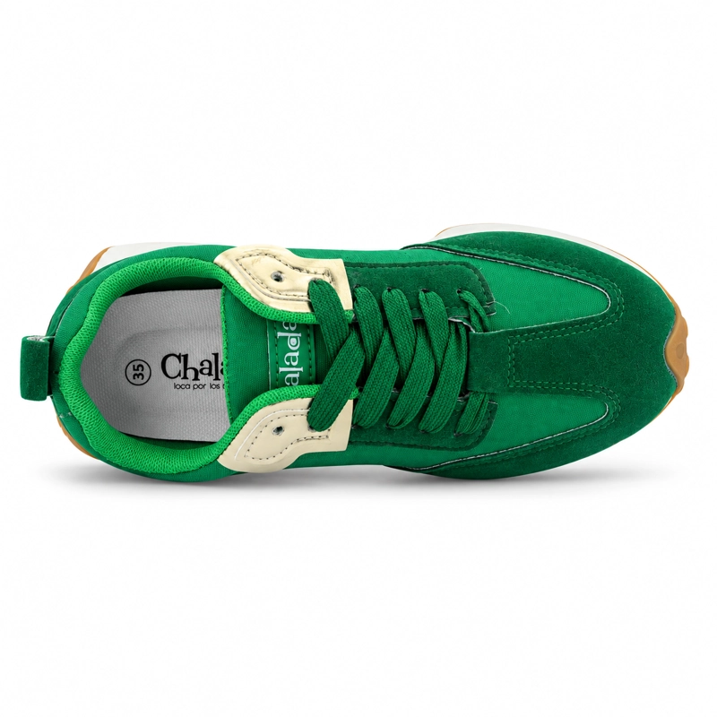 ZAPATILLA VERDE MUJER URBANO CHALADA FLASH - 5