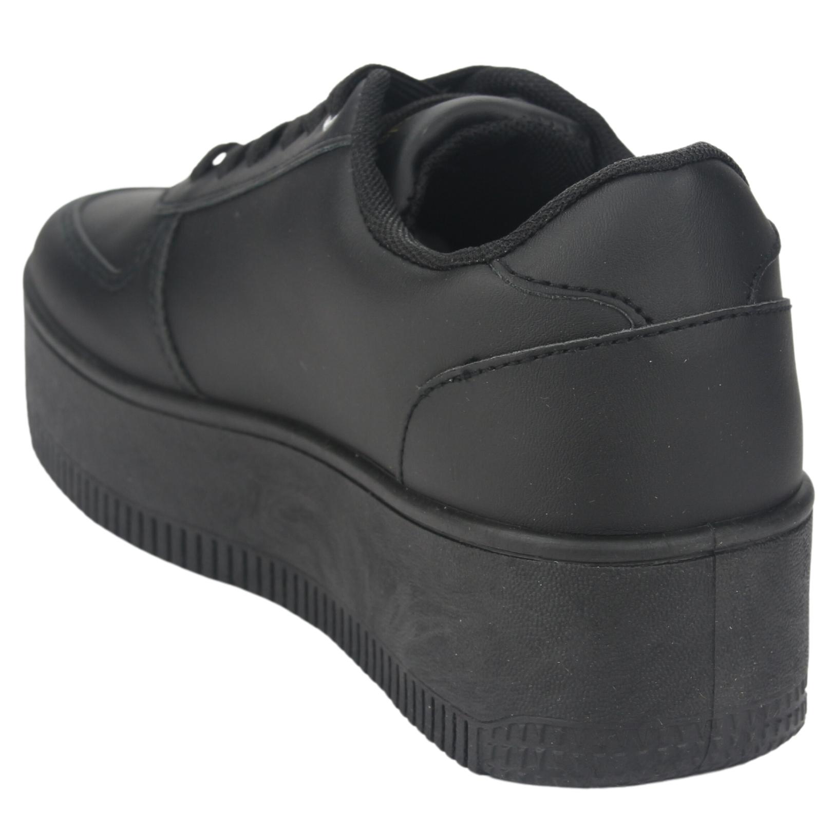 ZAPATILLAS MUJER CHALADA URBANAS NEGRO METTA-12 - 4