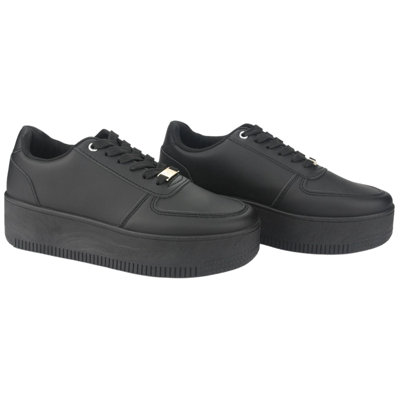 ZAPATILLAS MUJER CHALADA URBANAS NEGRO METTA-12 - 5