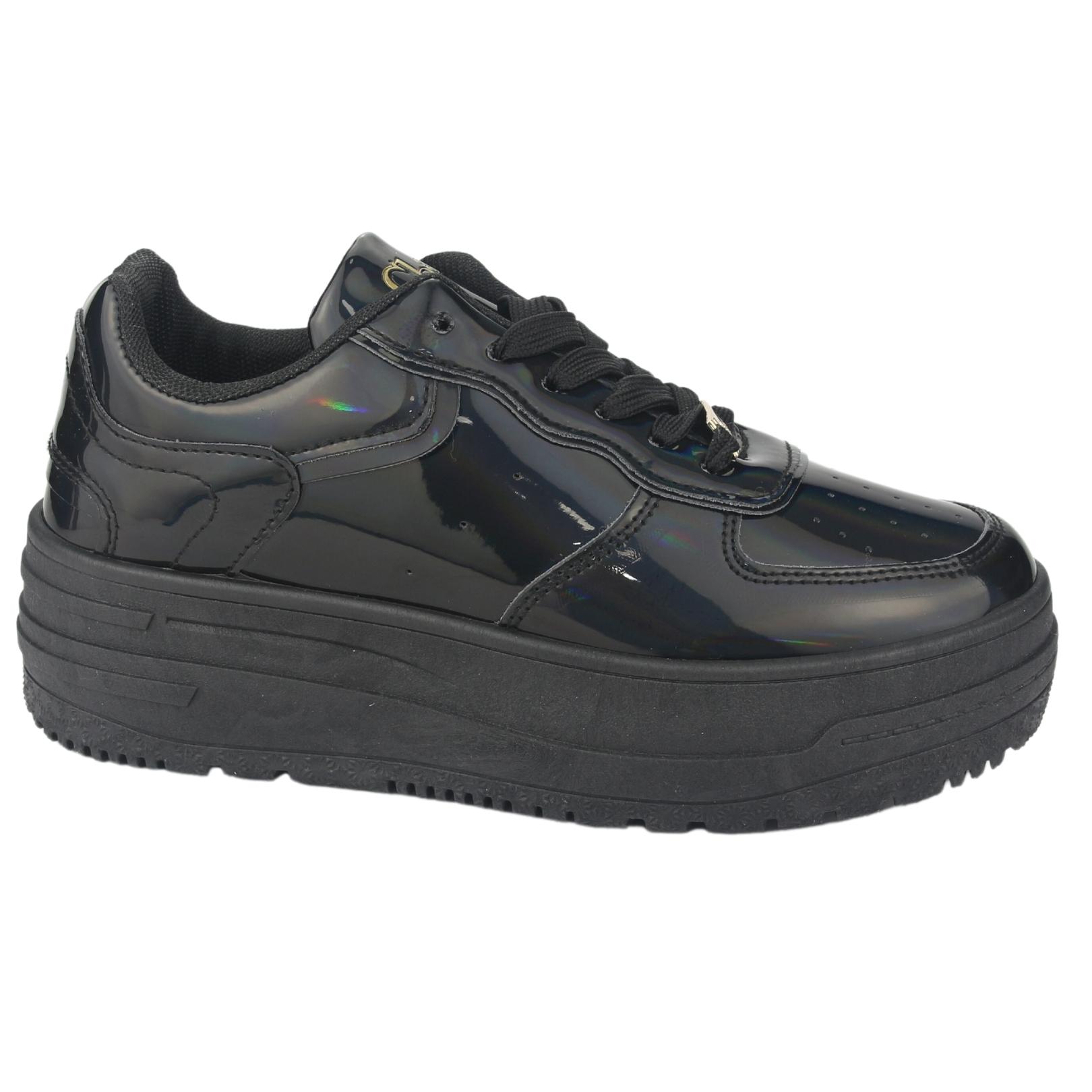 ZAPATILLAS MUJER CHALADA URBANAS NEGRO MITSU-1 - 1
