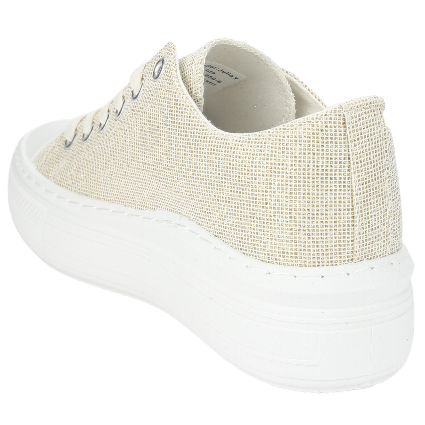 ZAPATILLAS MUJER CHALADA URBANAS DORADO CLU-11 - 4