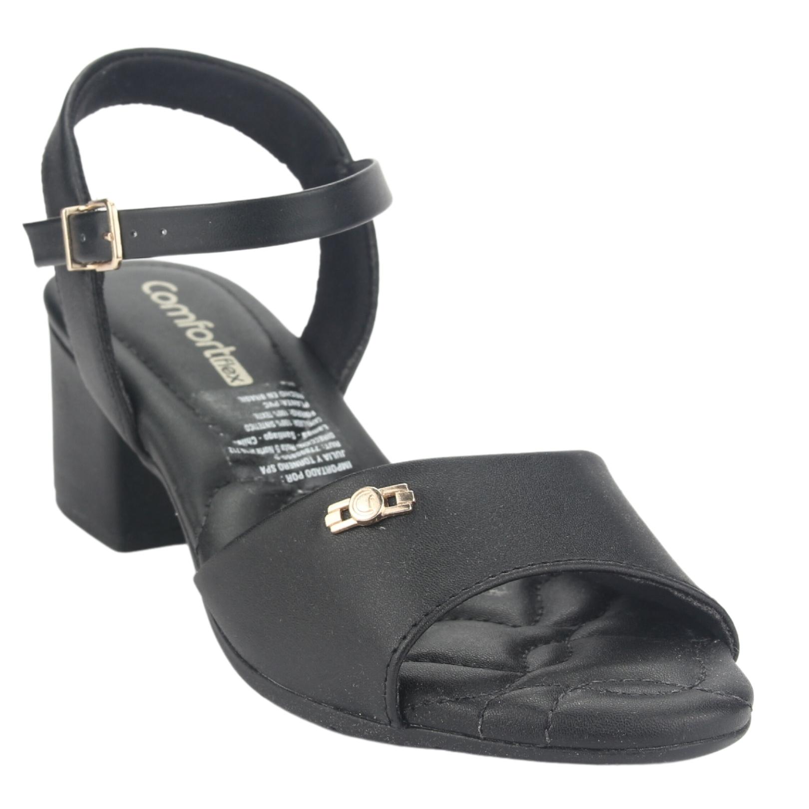 SANDALIA COMFORTFLEX MUJER 2357402 NEGRO CASUAL - 3
