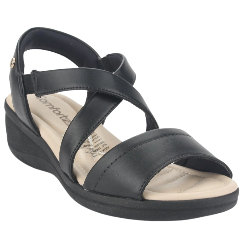 SANDALIA COMFORTFLEX MUJER 2388404 NEGRO CASUAL - 3
