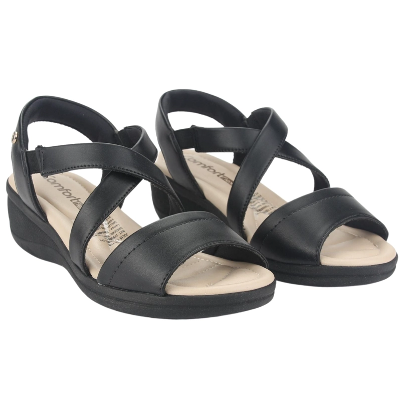 SANDALIA COMFORTFLEX MUJER 2388404 NEGRO CASUAL - 5