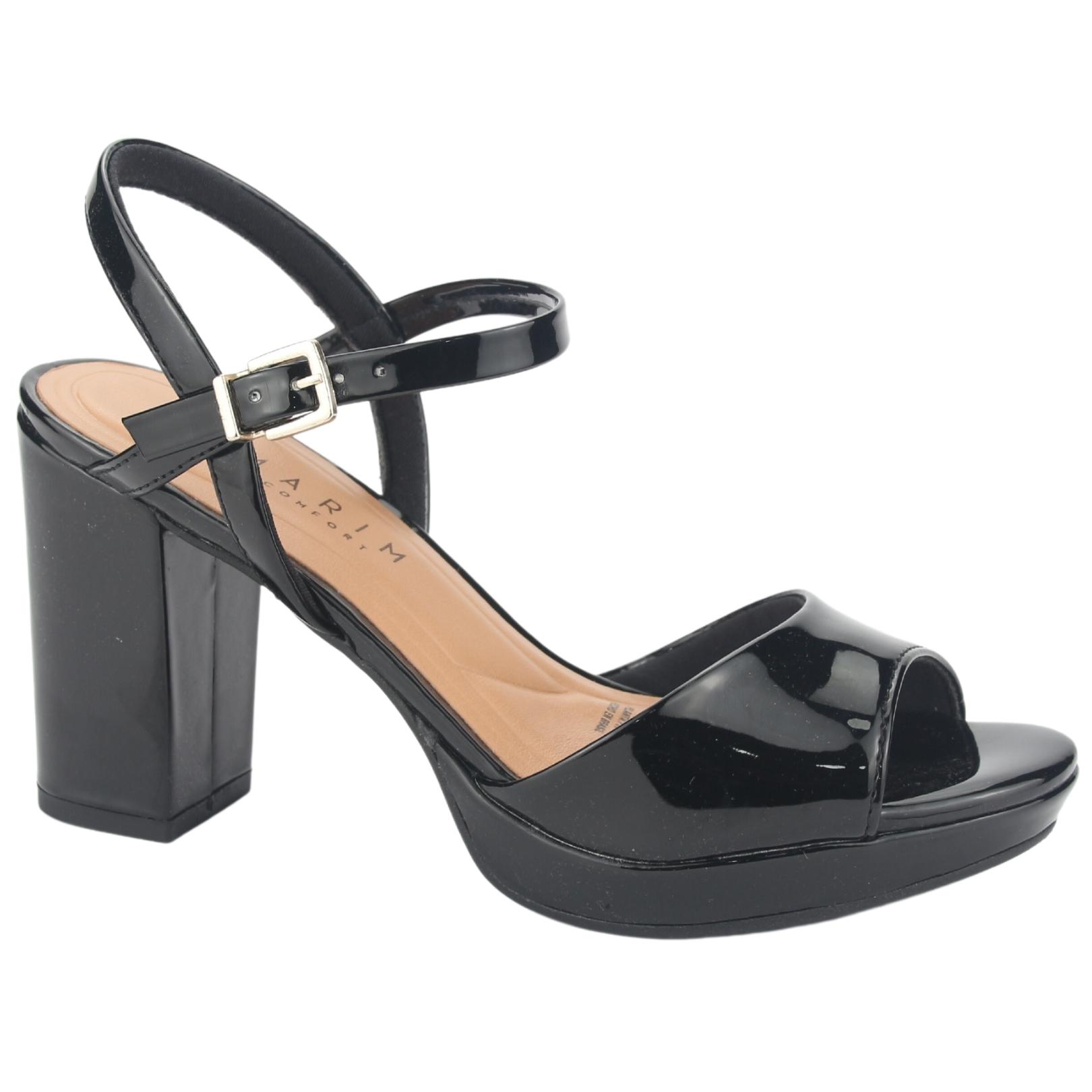 SANDALIAS MUJER RAMARIM NEGRO 2333221 CASUAL - 1