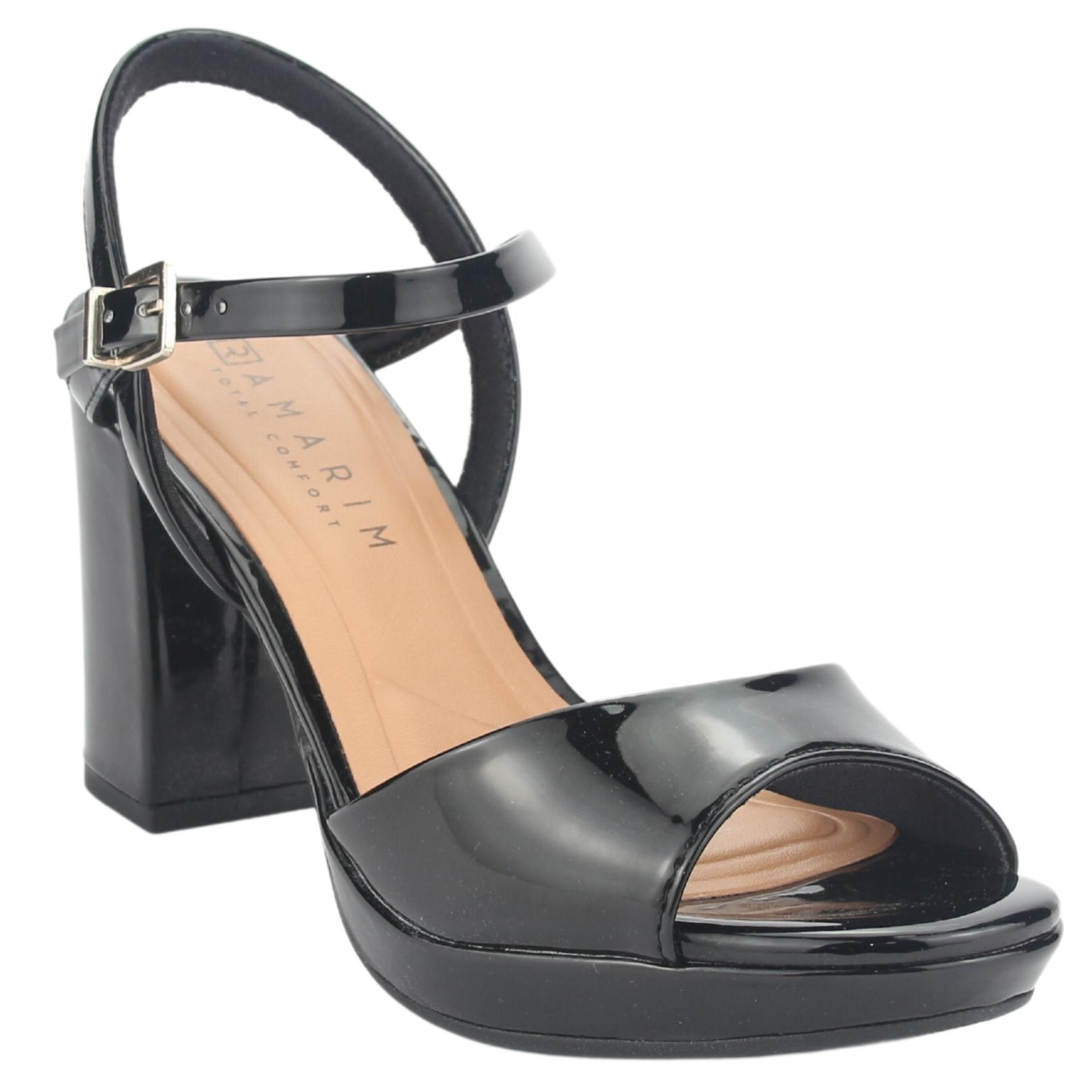 SANDALIAS MUJER RAMARIM NEGRO 2333221 CASUAL - 3