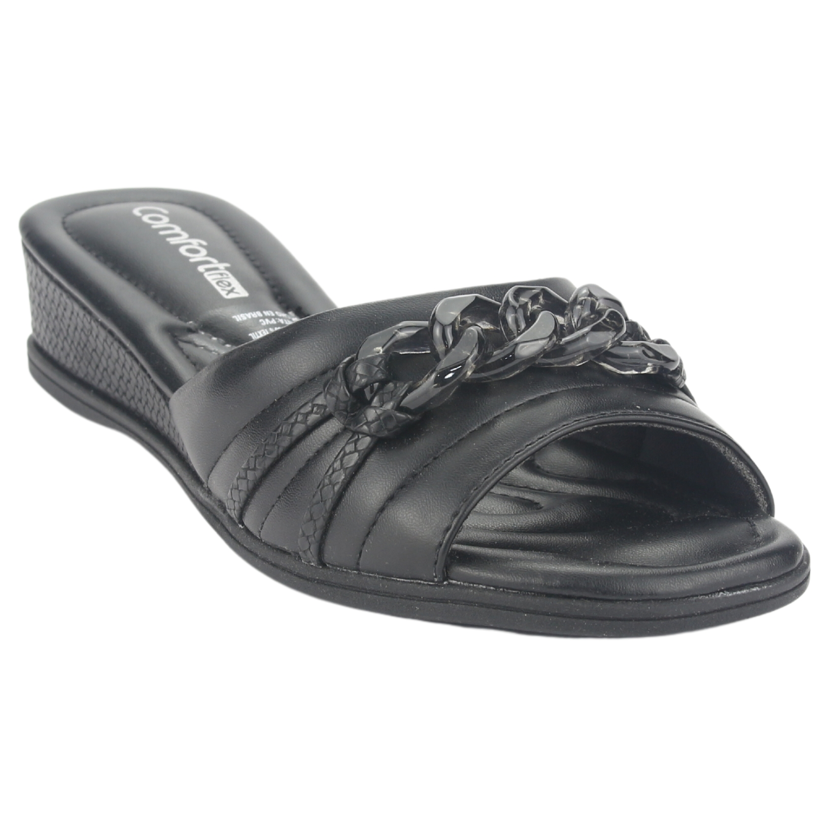 SANDALIAS MUJER COMFORTFLEX NEGRO 2370401 CASUAL - 3