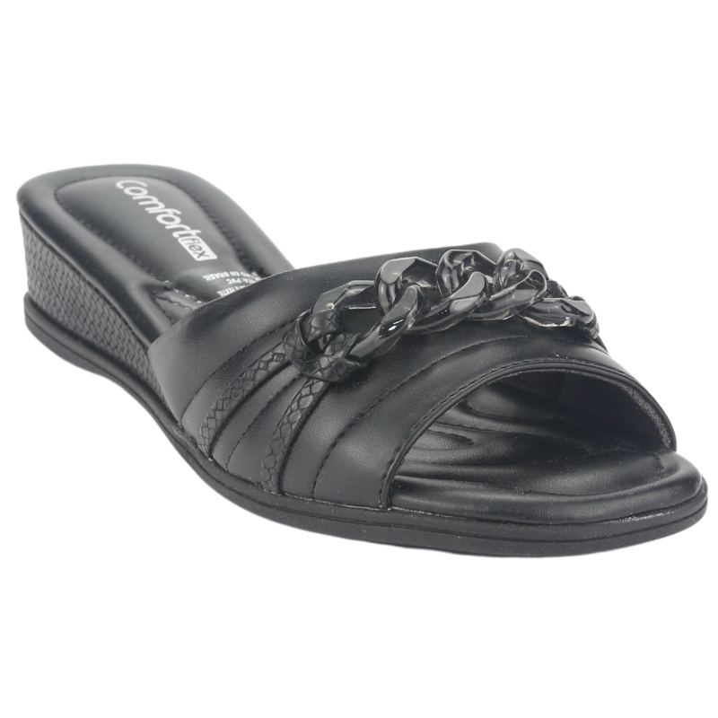 SANDALIAS MUJER COMFORTFLEX NEGRO 2370401 CASUAL - 3