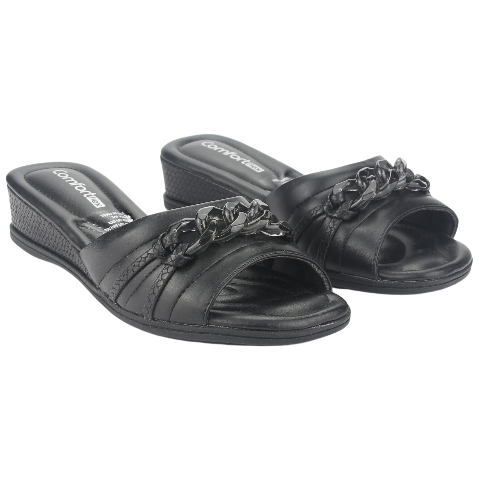 SANDALIAS MUJER COMFORTFLEX NEGRO 2370401 CASUAL - 5