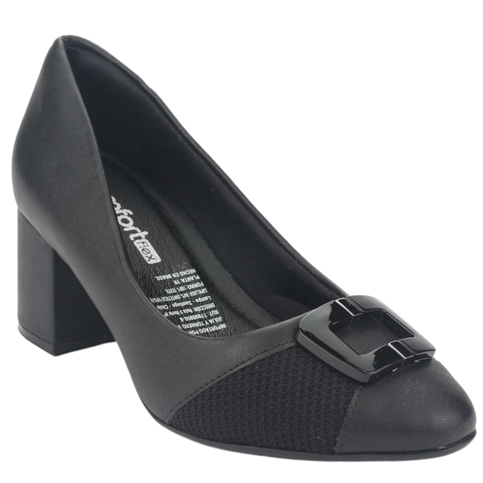 ZAPATO COMFORTFLEX MUJER 2354403 NEGRO CASUAL - 3