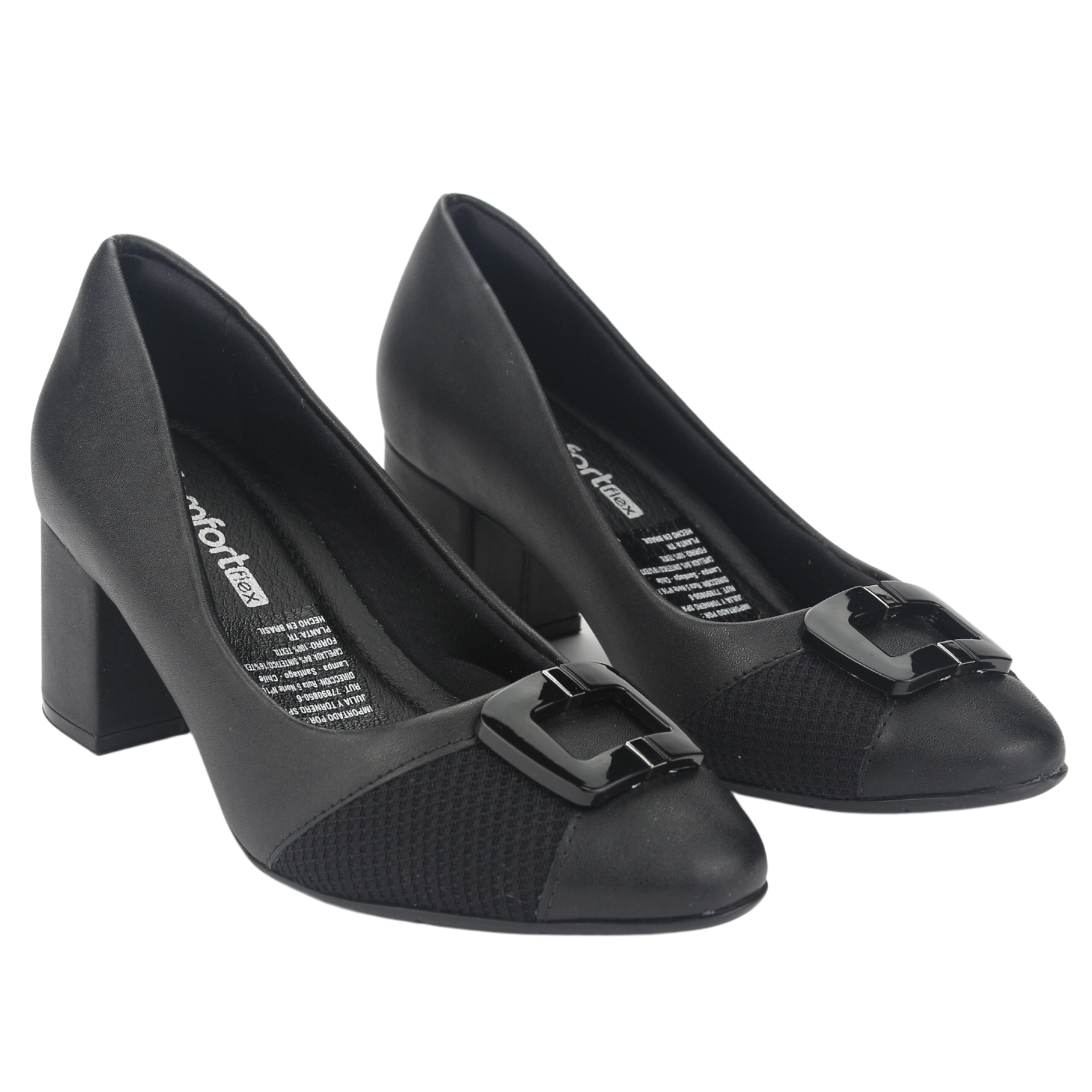 ZAPATO COMFORTFLEX MUJER 2354403 NEGRO CASUAL - 5