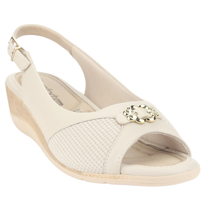 SANDALIA COMFORTFLEX MUJER 2396452 BEIGE CASUAL - 3