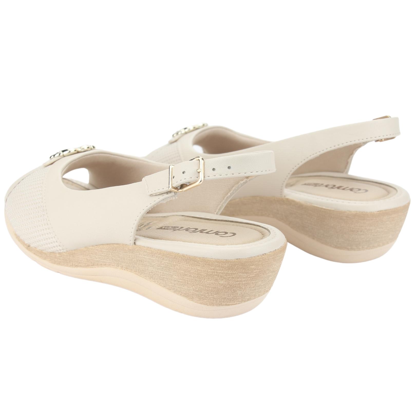 SANDALIAS MUJER COMFORTFLEX BEIGE 2396452 CASUAL - 6