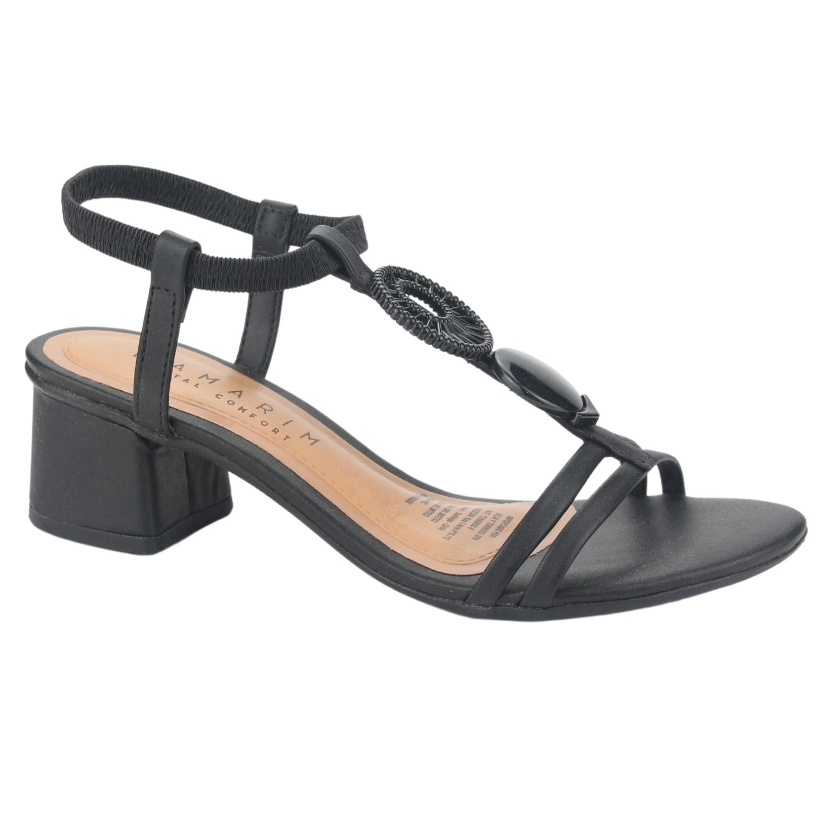 SANDALIA RAMARIM MUJER 235224 NEGRO CASUAL - 1