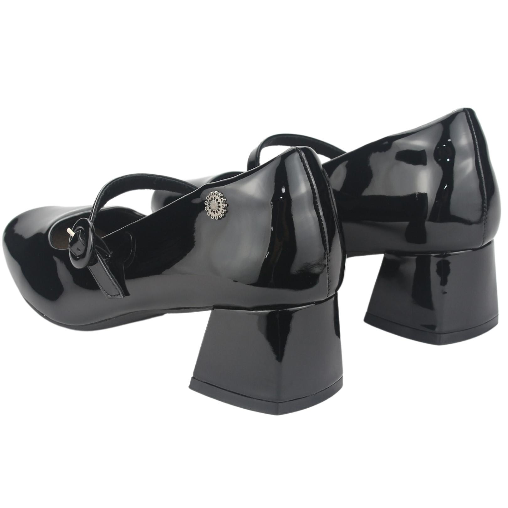 ZAPATO CHALADA MUJER RUPIA-20 NEGRO CASUAL - 6