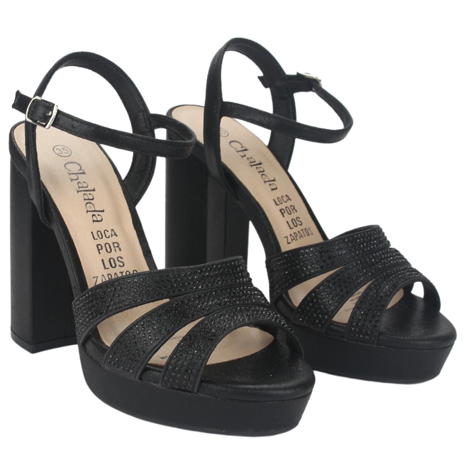 SANDALIA CHALADA MUJER TITA-1 NEGRO CASUAL - 5