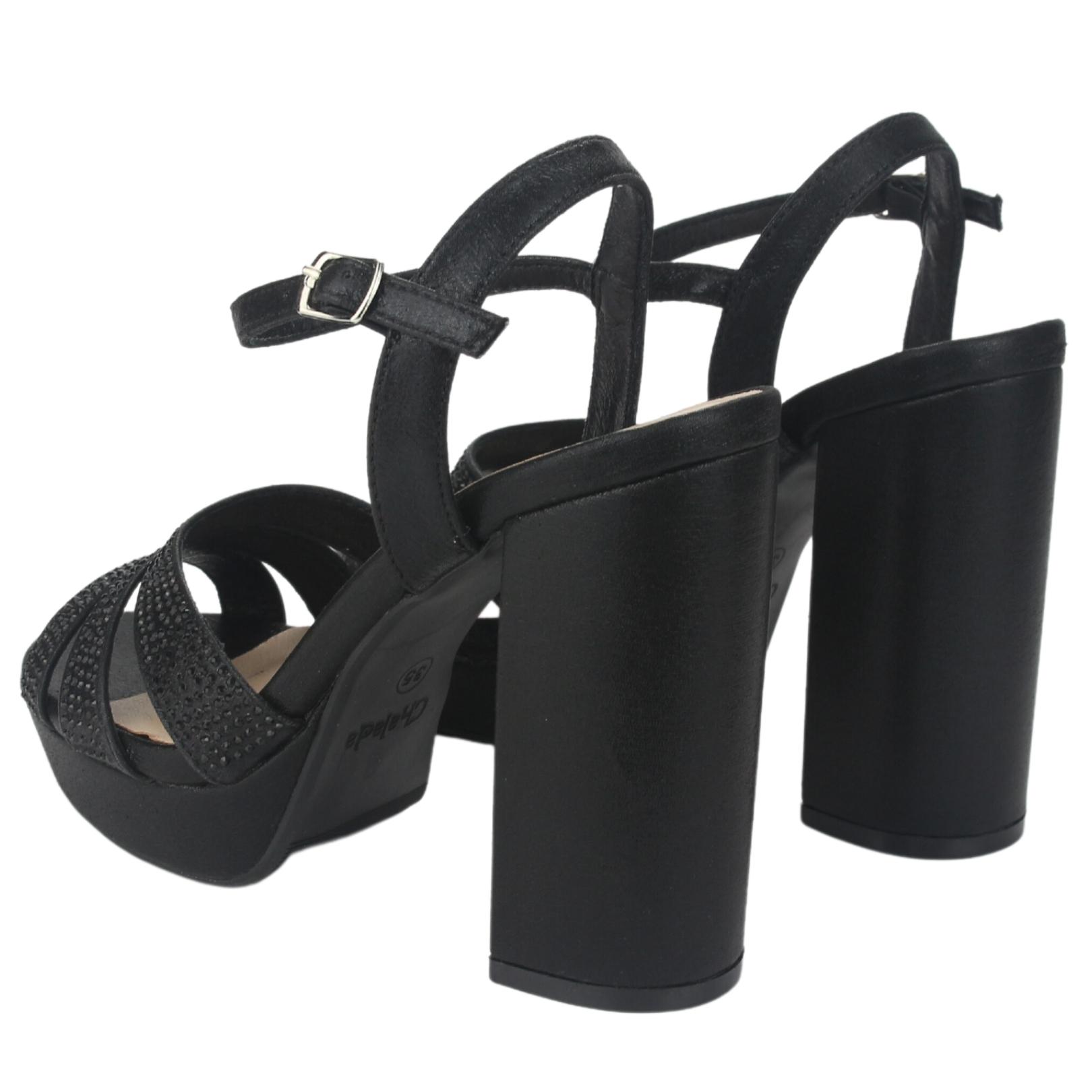 SANDALIA CHALADA MUJER TITA-1 NEGRO CASUAL - 6