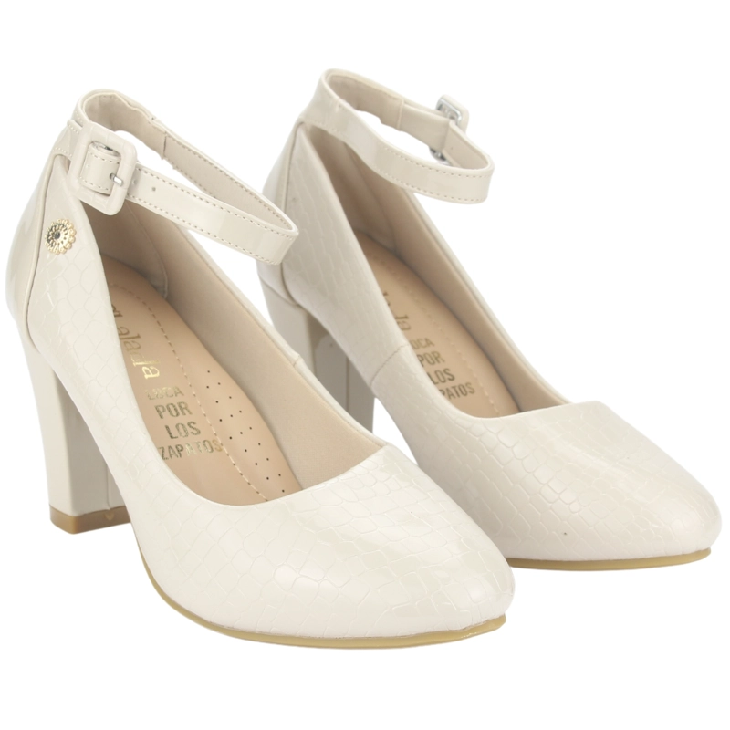 ZAPATO BEIGE MUJER CASUAL CHALADA COBNA - 5