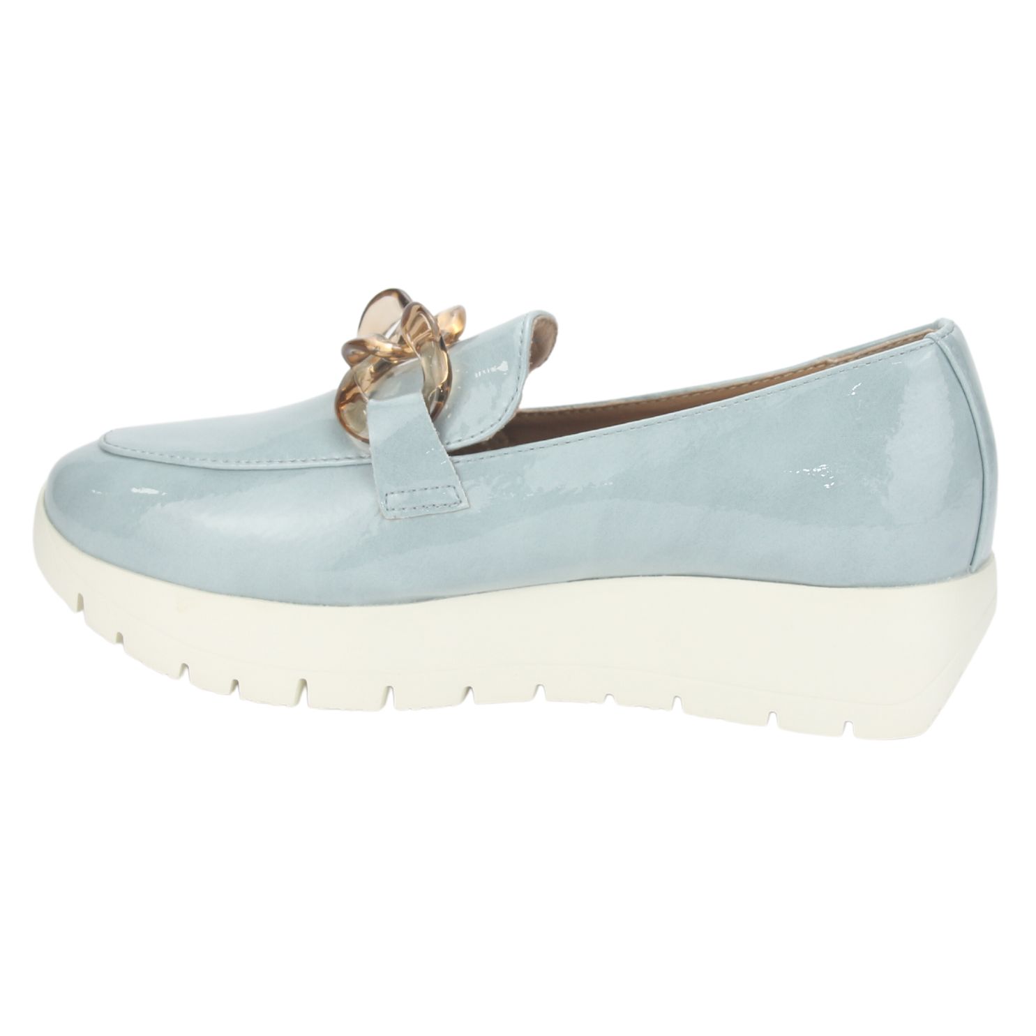 MOCASIN CHALADA MUJER WONDER-1 AZUL CASUAL - 2