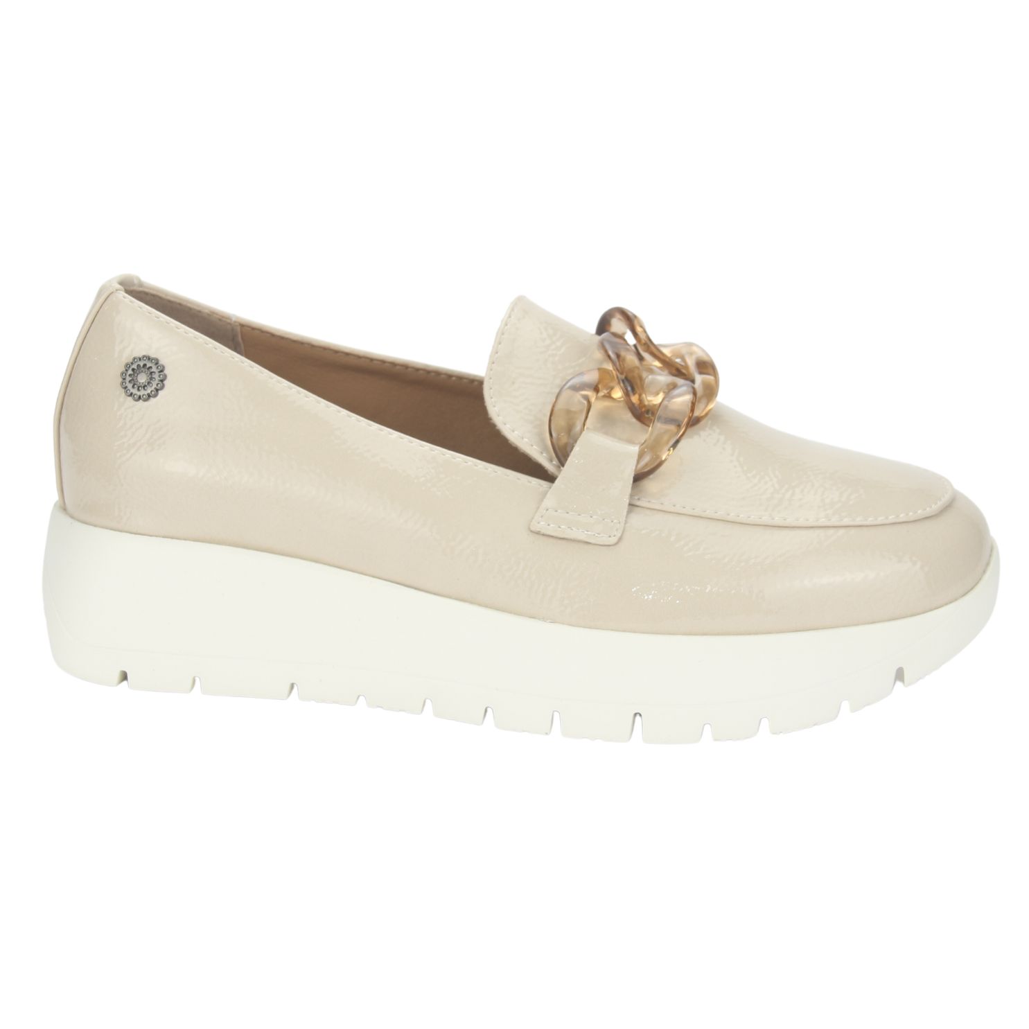 MOCASINES MUJER CHALADA BEIGE WONDER-1 CASUAL - 1