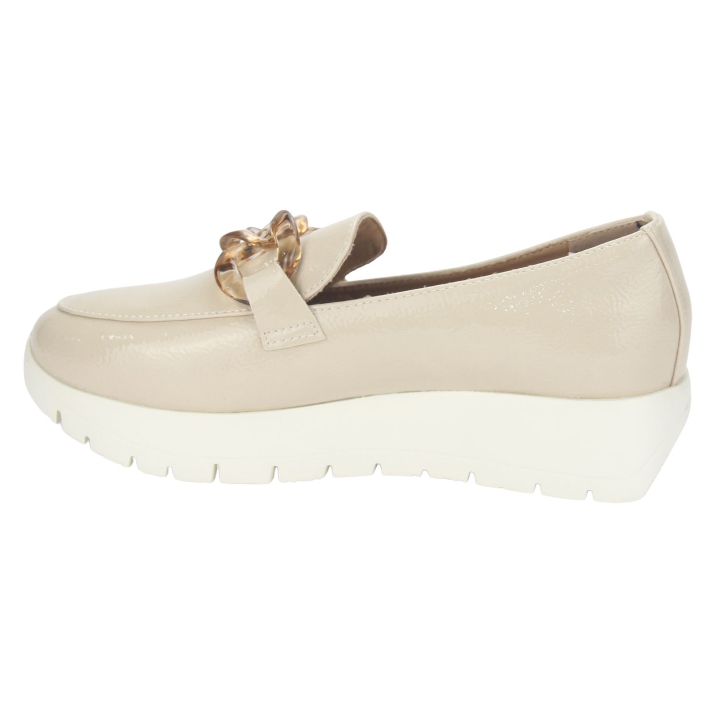 MOCASINES MUJER CHALADA BEIGE WONDER-1 CASUAL - 2