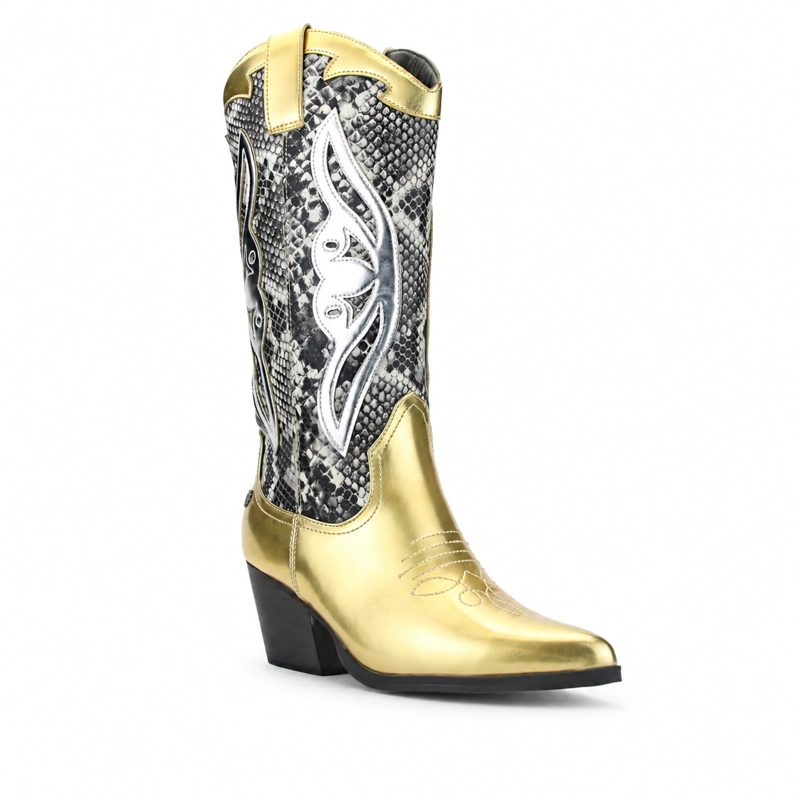 BOTA CHALADA MUJER WESTNEW-1 DORADO CASUAL - 3
