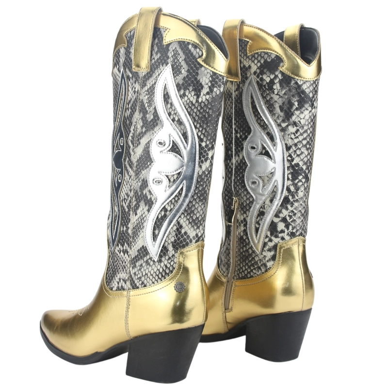 BOTA CHALADA MUJER WESTNEW-1 DORADO CASUAL - 6