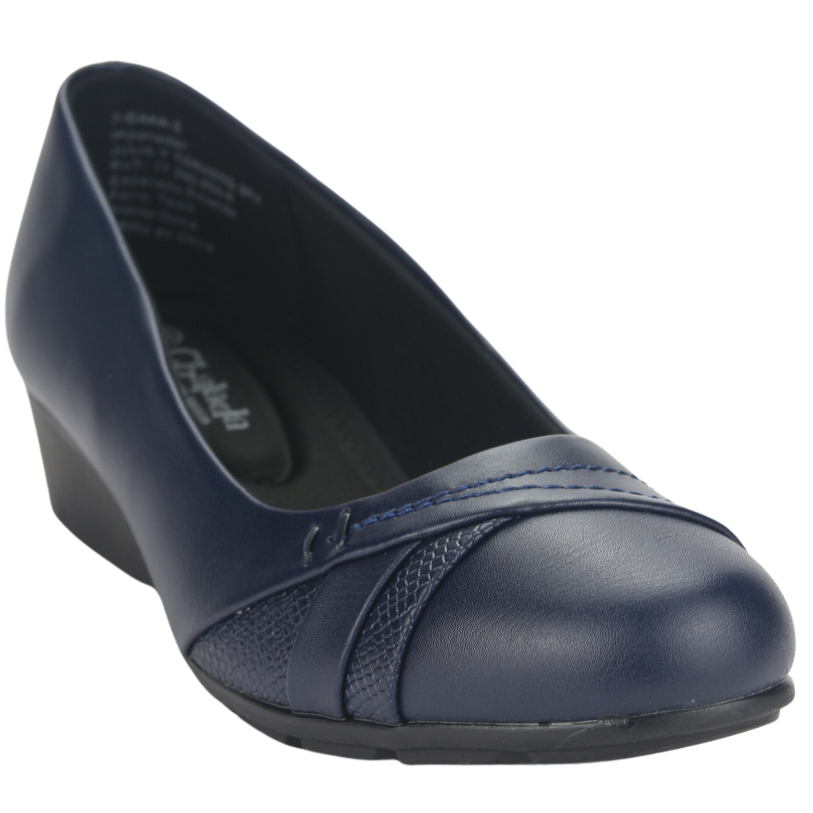 BALLERINA CHALADA MUJER DANA-2 AZUL MARINO CASUAL - 3