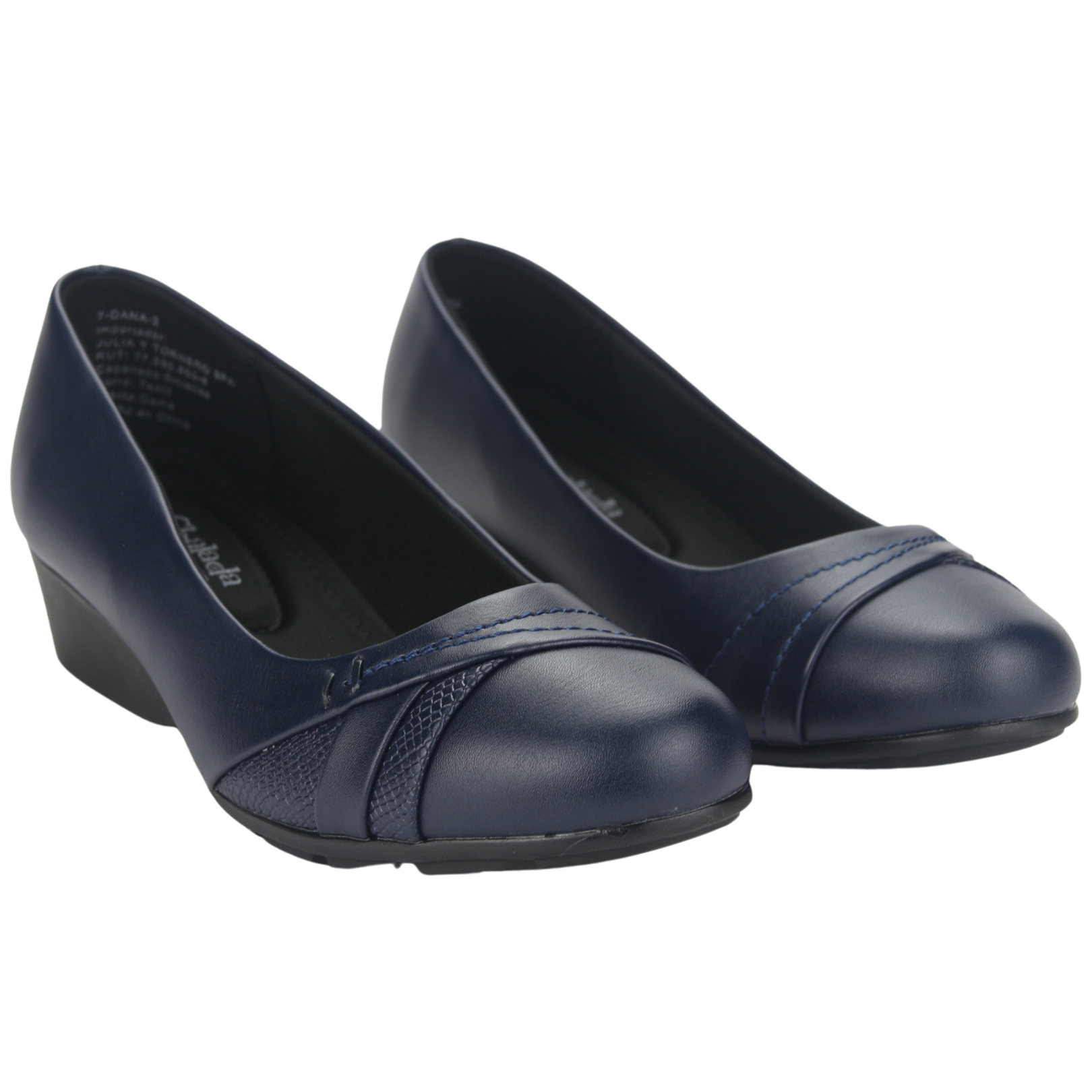 BALLERINA CHALADA MUJER DANA-2 AZUL MARINO CASUAL - 5