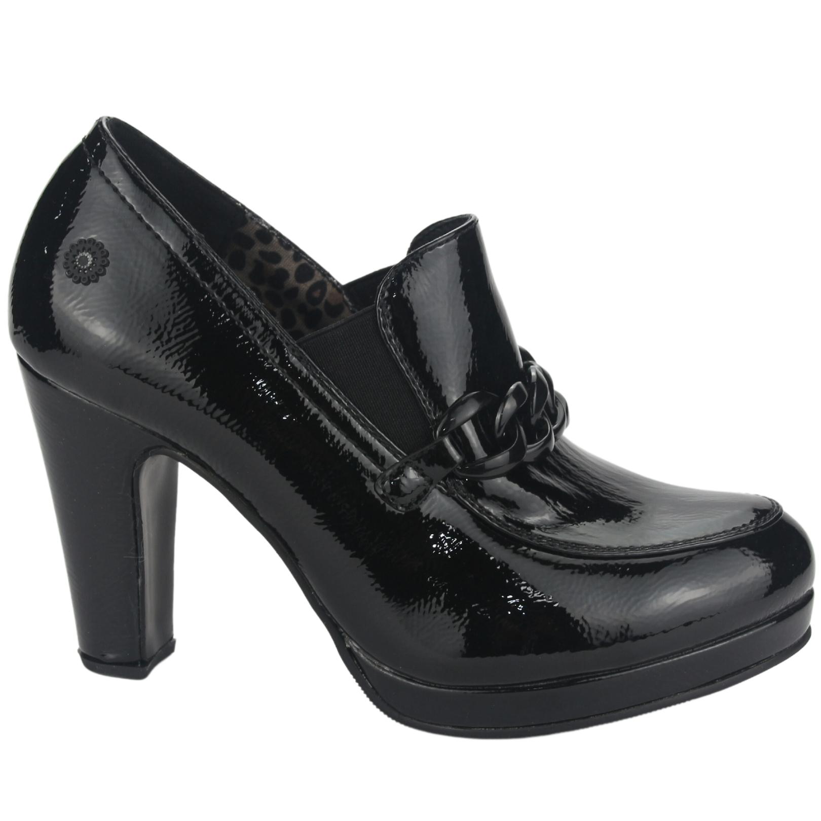 ZAPATO CHALADA MUJER PLATAFORM27 NEGRO CASUAL - 1