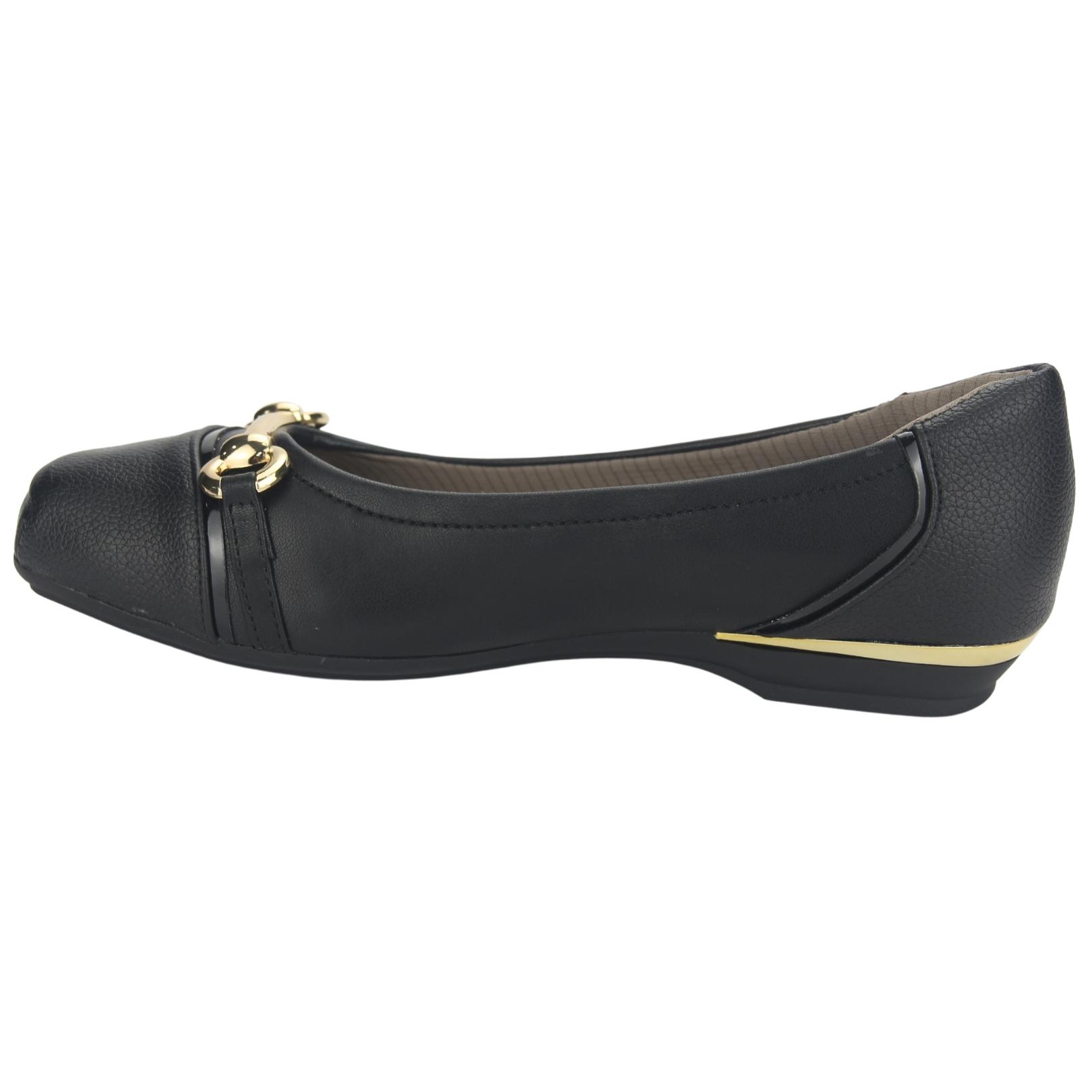 BALLERINA CHALADA MUJER ALPA-6 NEGRO CASUAL - 2