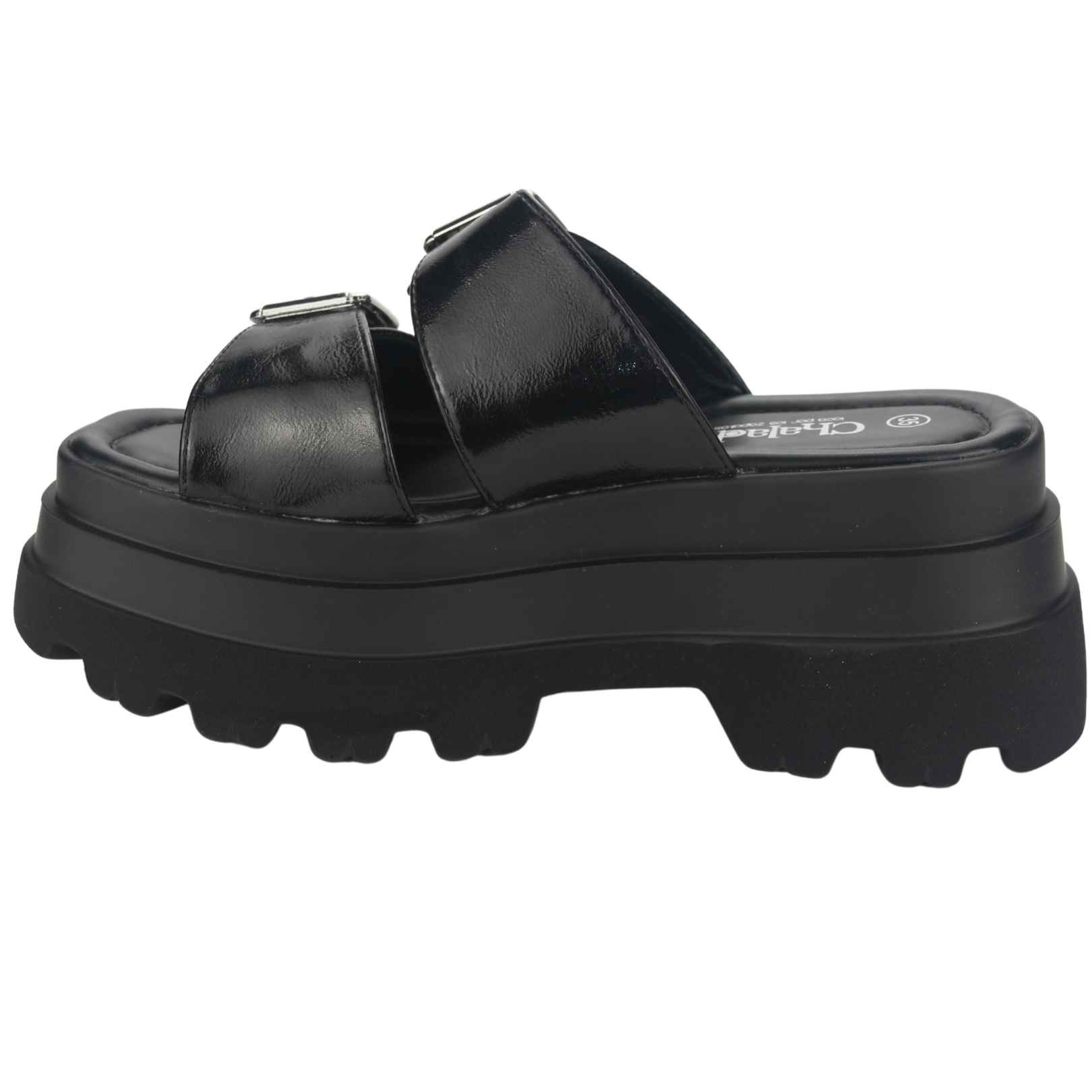 SANDALIA CHALADA MUJER VILLA-10 NEGRO CASUAL - 2