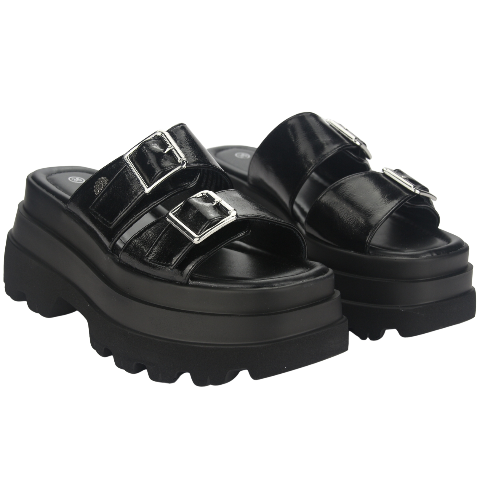 SANDALIA CHALADA MUJER VILLA-10 NEGRO CASUAL - 5