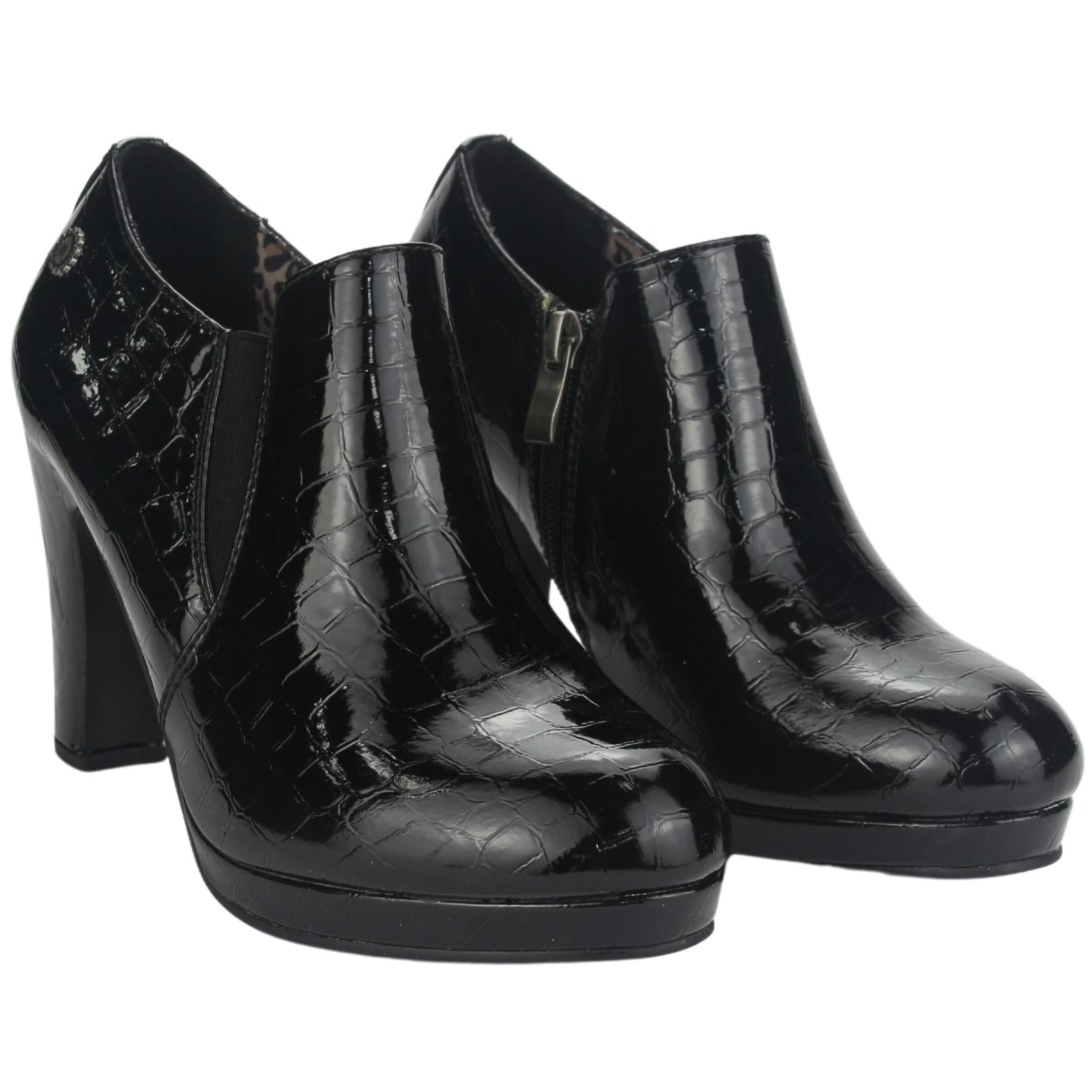 ZAPATO CHALADA MUJER PLATAFORM25 NEGRO CASUAL - 5