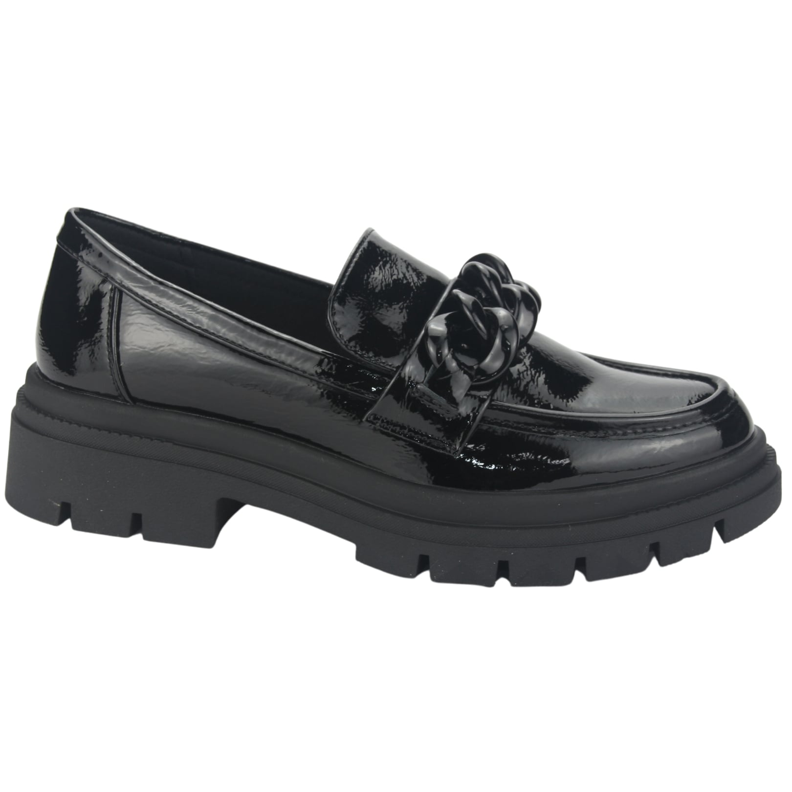 ZAPATO CHALADA MUJER SELINA-5 NEGRO CASUAL - 1