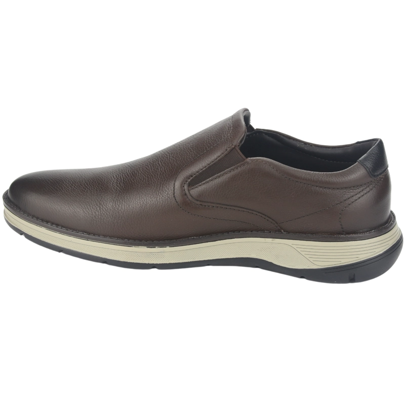 ZAPATO FERRACINI HOMBRE 5545 FLUENCE CAFE  OSCURO CASUAL - 2