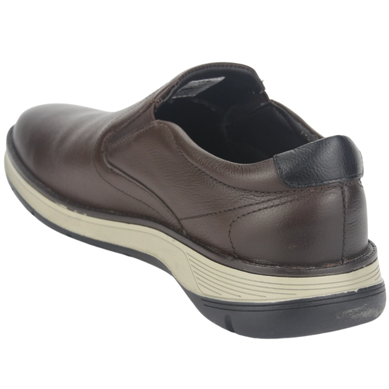 ZAPATO FERRACINI HOMBRE 5545 FLUENCE CAFE OSCURO CASUAL - 4