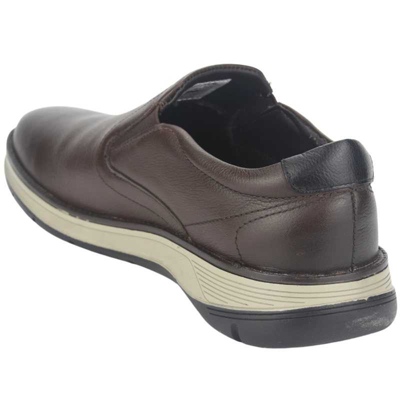 ZAPATO FERRACINI HOMBRE 5545 FLUENCE CAFE  OSCURO CASUAL - 4