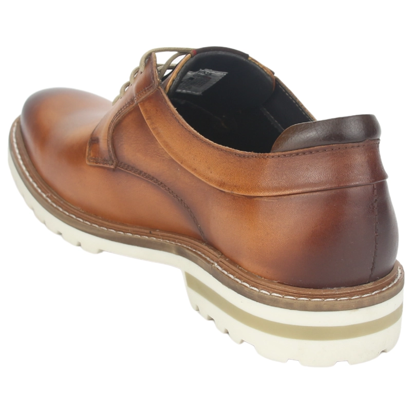 ZAPATO FERRACINI HOMBRE 3404 CINCY CAFE  CLARO CASUAL - 4
