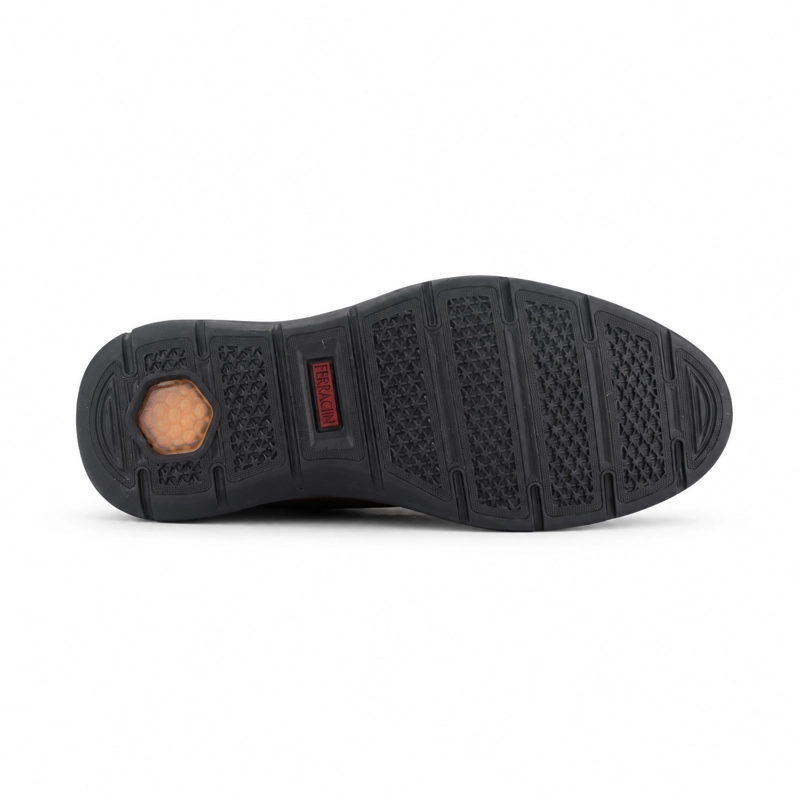 ZAPATO FERRACINI HOMBRE 5541 FLUENCE CAFE  CLARO CASUAL - 5